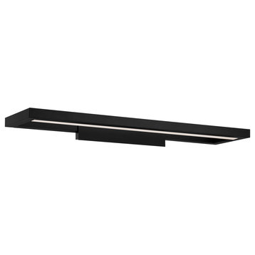 WAC Lighting WS-89128-30 View 28"W LED Bath Bar Set to 3000K - Black