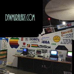 National Videogame Museum Murals - Mixed Media Art