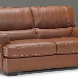 Natuzzi Editions Leather Loveseat B746 - Loveseats