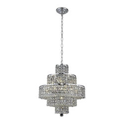 Elegant Lighting - Elegant Lighting 2039D20C/EC Chandelier Maxim - Chandeliers