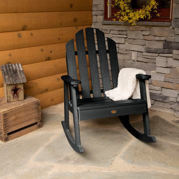 Classic Westport Garden Rocking Chair, Black