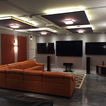 Sleek Contemporary Man Cave