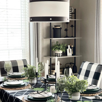 Dining Room Decor & Lighting Ideas - Modern Farmhouse Dining Room
