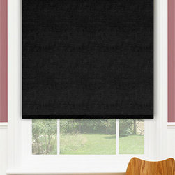 Blinds.com Premier Decorative Roller Shades in Velvet Sheen Antique - Roller Shades