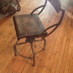 Custom industrial stools - Living Room Chairs