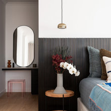 timber feature wall