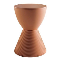 Kartell - Prince AHA Stool, Matte Light Orange - Accent And Garden Stools