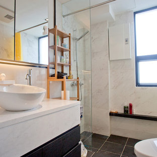 75 Most Popular Hong  Kong  White Tile Bathroom  Design  Ideas  