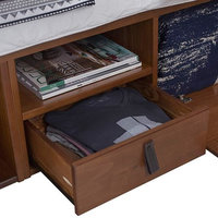 Memomad Bali Storage Platform Bed with Drawers (Queen Size, Caramel)