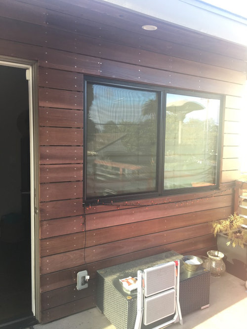 Exterior wood treatment and care