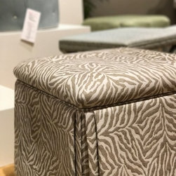Jessica Charles Upholstered Ottoman - Footstools And Ottomans