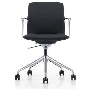 Dara Modern Black Mid Back Conference Office Chair