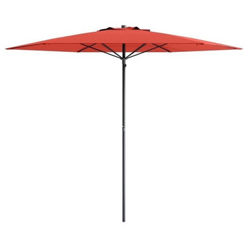 CorLiving PPU-680-U UV and Wind Resistant Beach/Patio Umbrella, Crimson Red