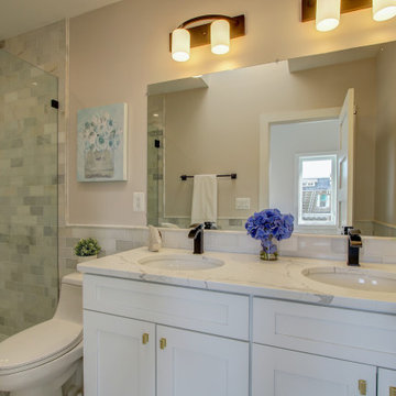 Bathroom Remolded With Standing Shower, Sink With Cabinet Space, Maryland
