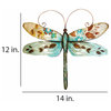 Dragonfly Wall Decor Blue And Pearl