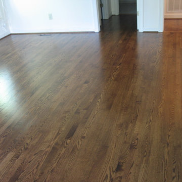 Herringbone with Walnut Border