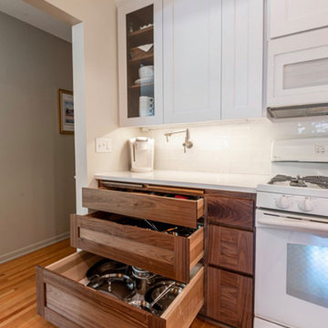 Organizing Hacks for New Cabinet Space