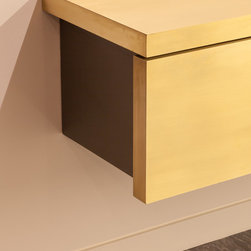 Brass side table - Console Tables