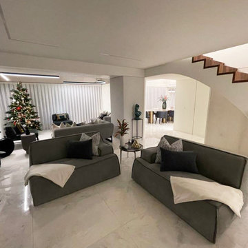 A Brutalist Villa Fully Furnished by Baxter