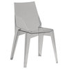 Whiteline Imports Solo Chair in Smoke Plastic