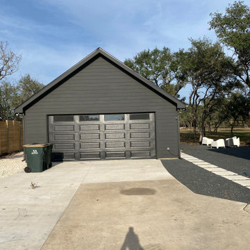 New detached garage and gym