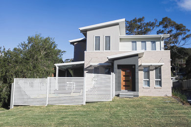 This is an example of a modern exterior in Newcastle - Maitland.