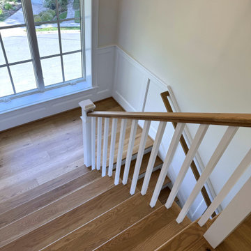 Project #141 | Timeless Switchback Staircase with Traditional Box Newels