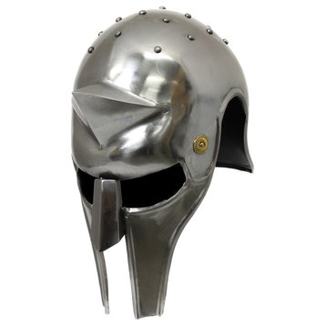 Urban Designs Antique Replica Full-Size Metal Gladiator's Arena Helmet