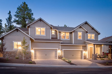 Inspiration for a contemporary exterior home remodel in Phoenix