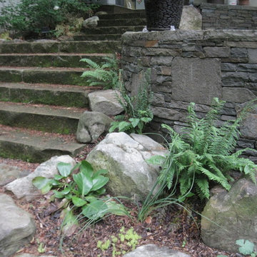 Patios, ponds and dream on slope