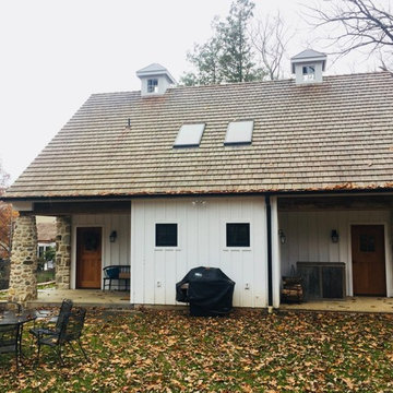 Timber Frame Carriage House in Berwyn