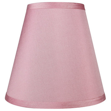 Faux Silk Empire Lamp Shade 5x9x8.5", Pink