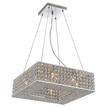 CWI Lighting Dannie 8 Light Chandelier With Chrome Finish