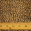 Siamese 2495 Black Tan Leopard Animal Print Fabric, Sample