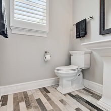 Small bathroom ideas  guest powder room