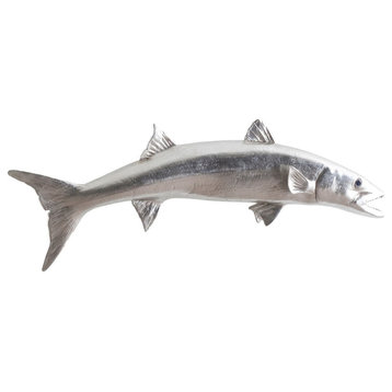 Barracuda Fish, Silver Leaf