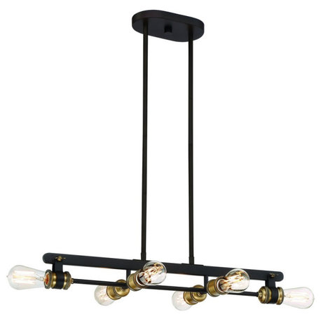 Designers Fountain 91086-VB Miles - Six Light Chandelier