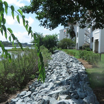 Stone Seawall in Hampton