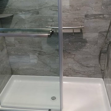 Clarence- Gray Bathroom Remodel