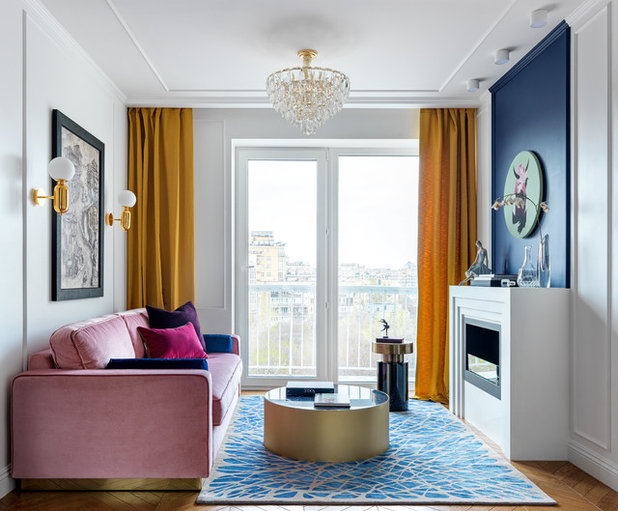 Современный Гостиная by Mezentseva Interiors