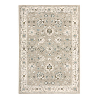 Surya Amore 8 x 10 Light Blue Indoor Medallion Oriental Area Rug at