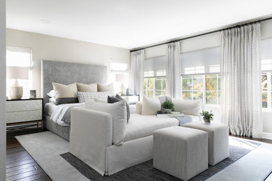 Beach style bedroom photo in Orange County