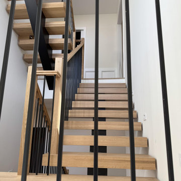Project #139 | Four Story Modern Floating Staircase