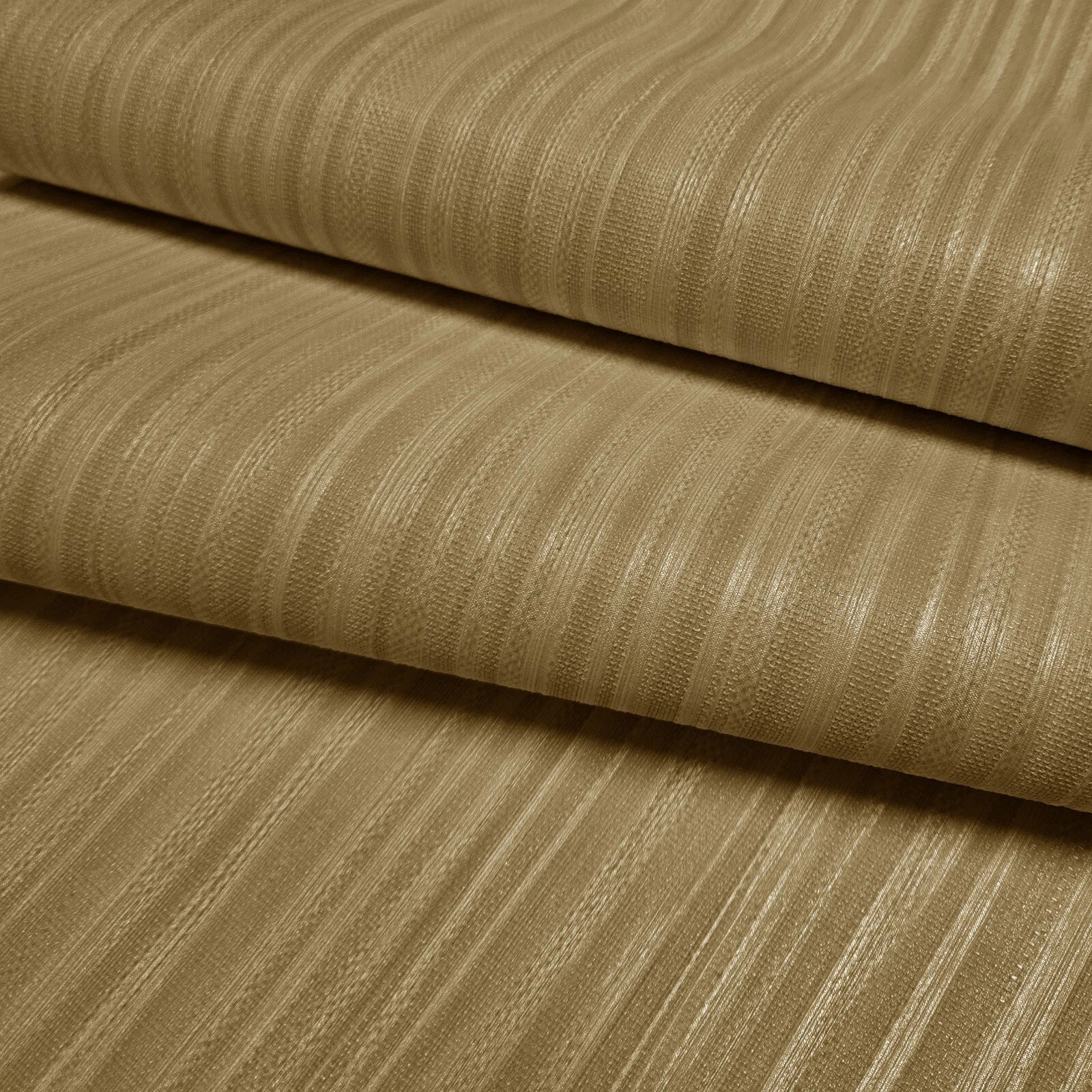 Yellow Beige gold metallic Textured plain vertical lines faux fabric ...