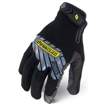 Ironclad IEX-MGG-04-L Command Grip Gloves, Black, Size L