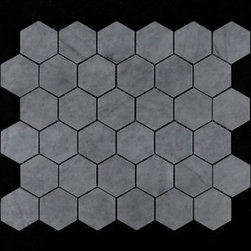 Bardiglio Gray Marble 2" Hexagon Mosaic Tile Polished - Products