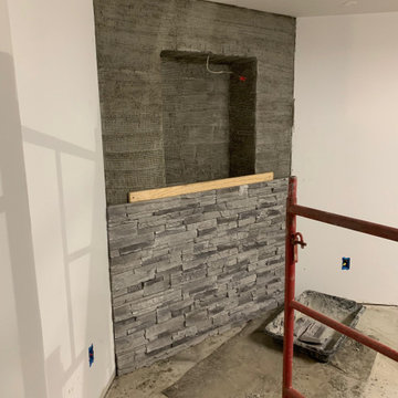 Basement with  Speak easy, Theater, Workout room and Lounge area - under constru