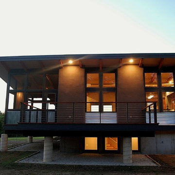 Modern Straw Bale Cabin