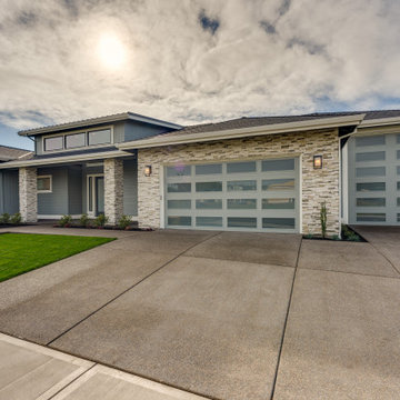 Luxury Custom Home with Clean Lines, Natural Materials & Contemporary Style
