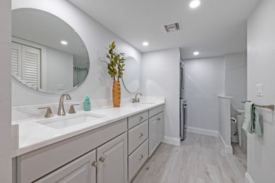 Bathroom - coastal bathroom idea in Miami